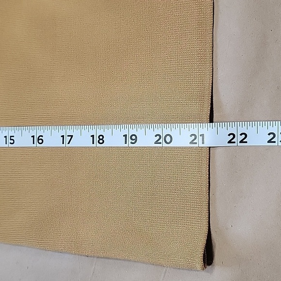 August Silk Petites Sweater, Mustard Brownish-Yellow Color, Size PM. - Picture 9 of 9